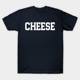 Cheese - Artistic Typography T-Shirt